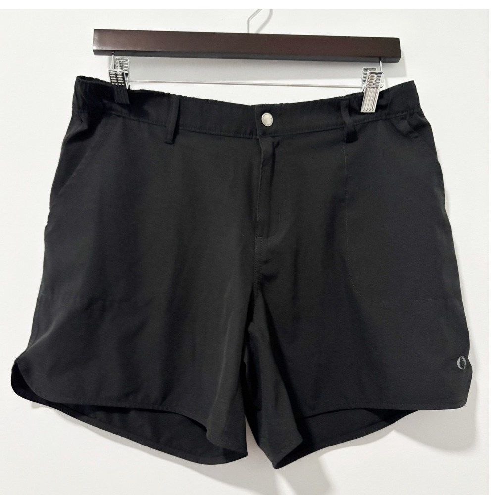 The American Outdoorsman Shorts Women M Black Hiking Active Utility Pockets